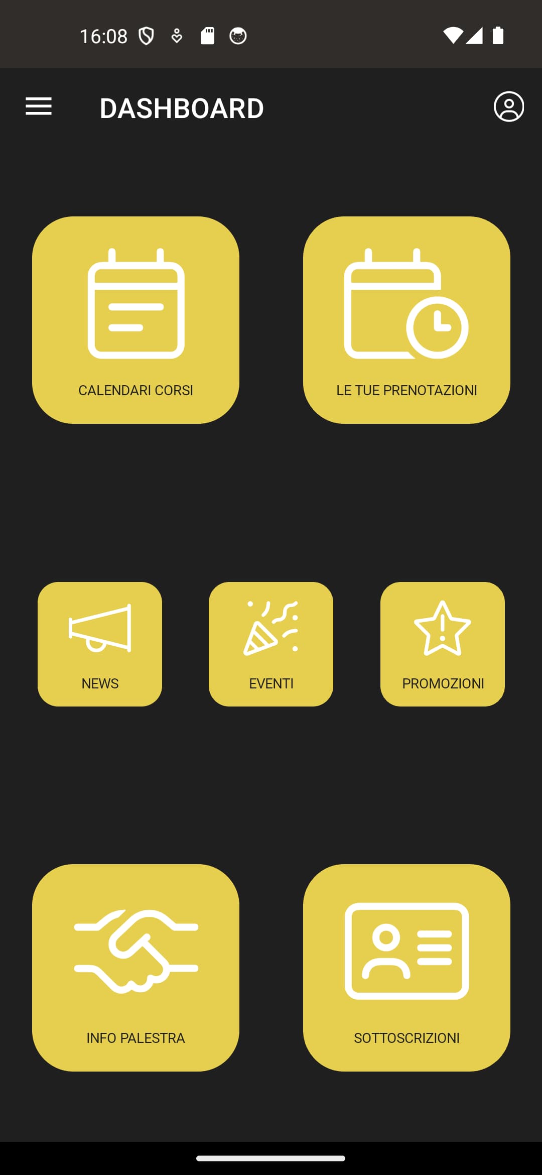 My Elysium app dashboard